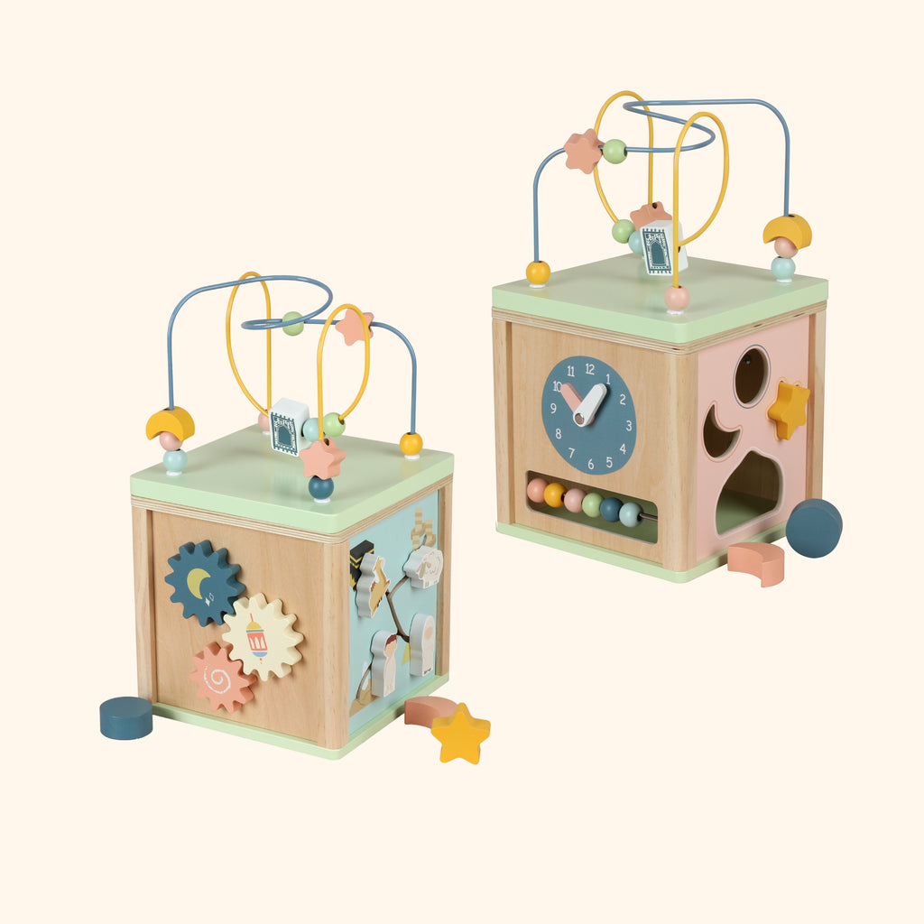 Islamic Wooden Activity Cube
