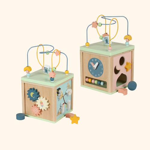 Islamic Wooden Activity Cube