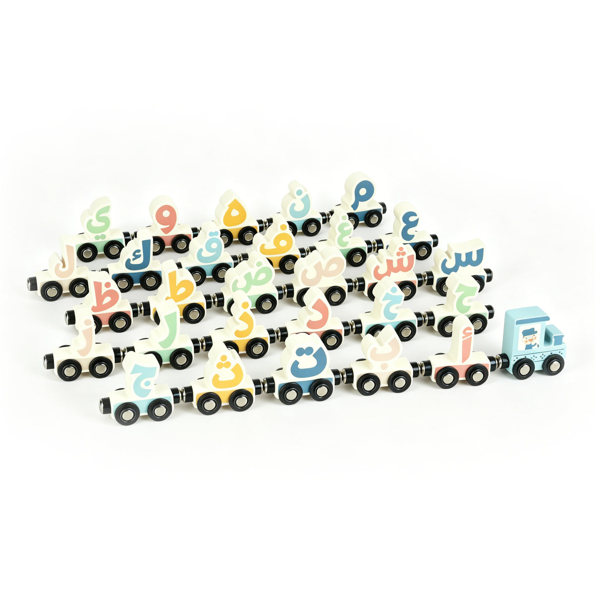 Arabic Alphabet Train