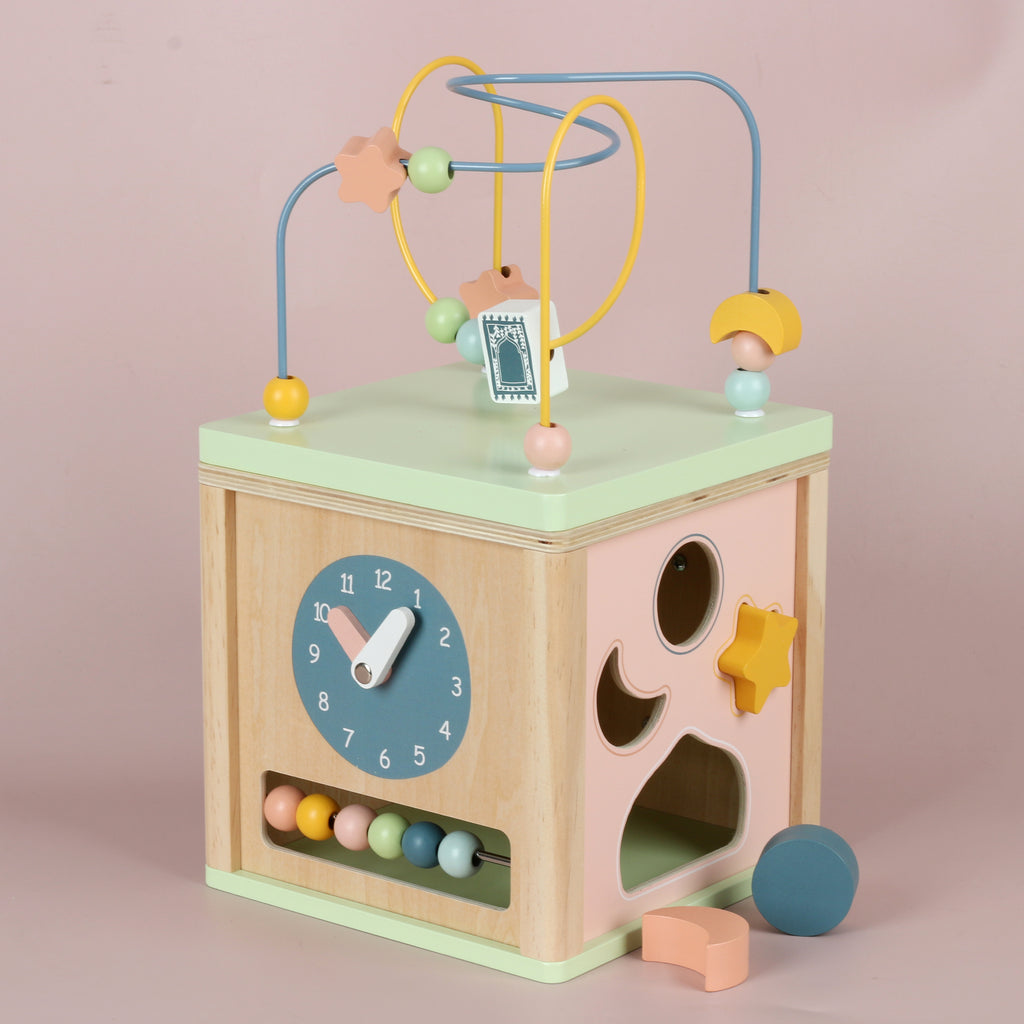 Islamic Wooden Activity Cube
