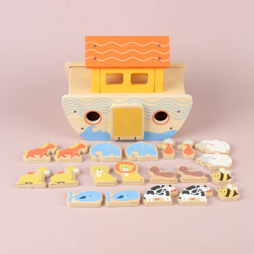 Prophet Nuh's Ark Wooden Animal Shape Sorter