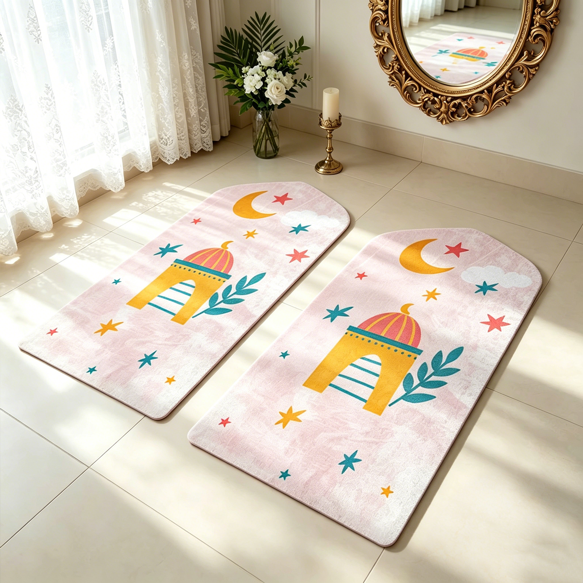 Girls Non-Slip Thick Prayer Mat